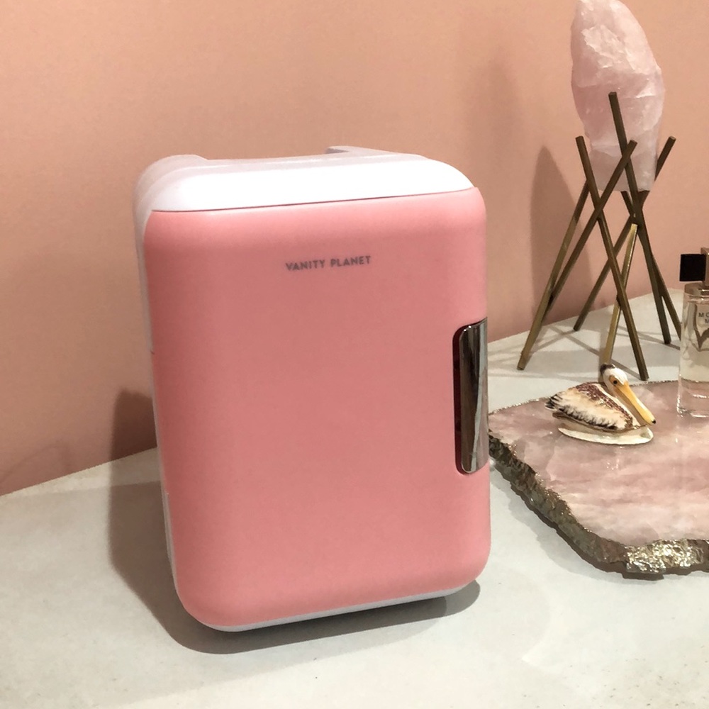 Countertop beauty product fridge.  Never used.  Perfect condition.